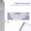 Compact 61-Key Mechanical Keyboard 2.4G RGB 15