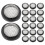 25Pcs Durable Rubber Hose Gaskets with Fine Filter Screen for Plumbing 1