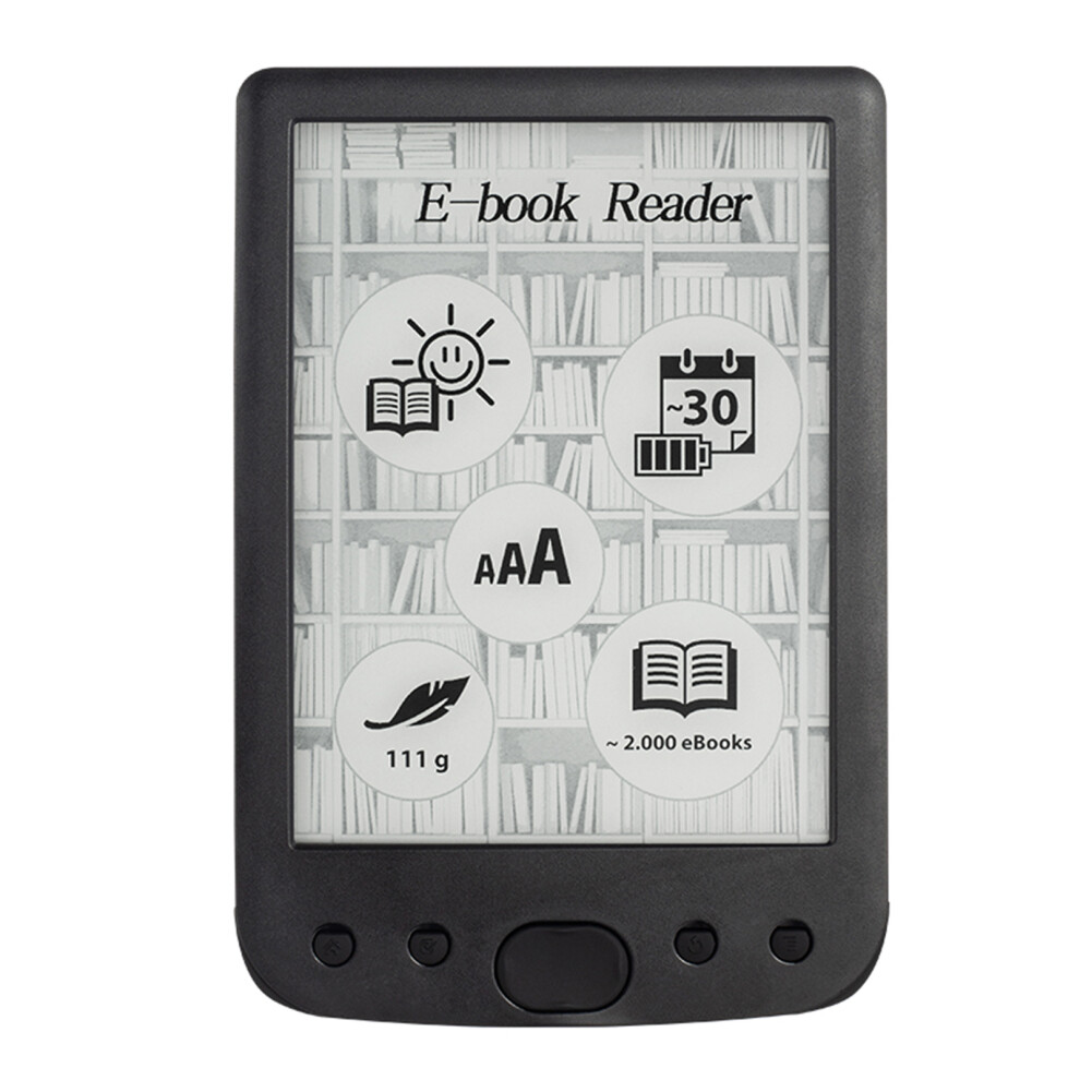 6" Portable E-Reader E-Ink Display