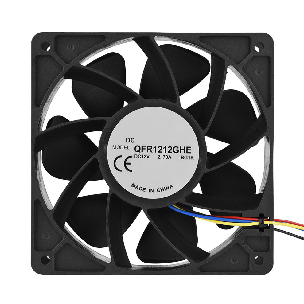4 Pin Cooling Fan 6000Rpm 12V 2.7A For Antminer S7 7444352453535