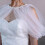 Romance Nylon Sheer Cape Sleeveless Shoulder Cover Bride-Black 5
