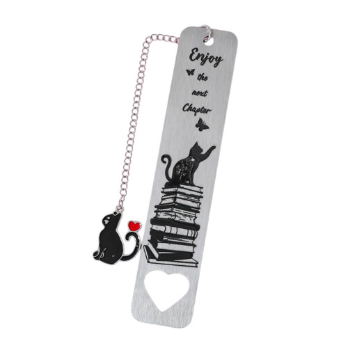 Marque-pages sur le thème du chaton, marque-pages gravés en-2173