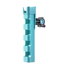 Support de canne à pêche Compact pour moto, supports de-Bleu