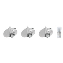 3 Stuks Naai-Gerolde Zoomvoet, 3/4/5 mm Brede Gerolde Drukvoet, Naaimachine Naaivoet met 10 Stuks Naalden