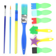 Ensemble de pinceaux-éponge de 26 lettres - 47 pièces - Couleur : aléatoire