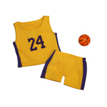 Basketball Clothing Outfit Newborn Photography-Yellow No24