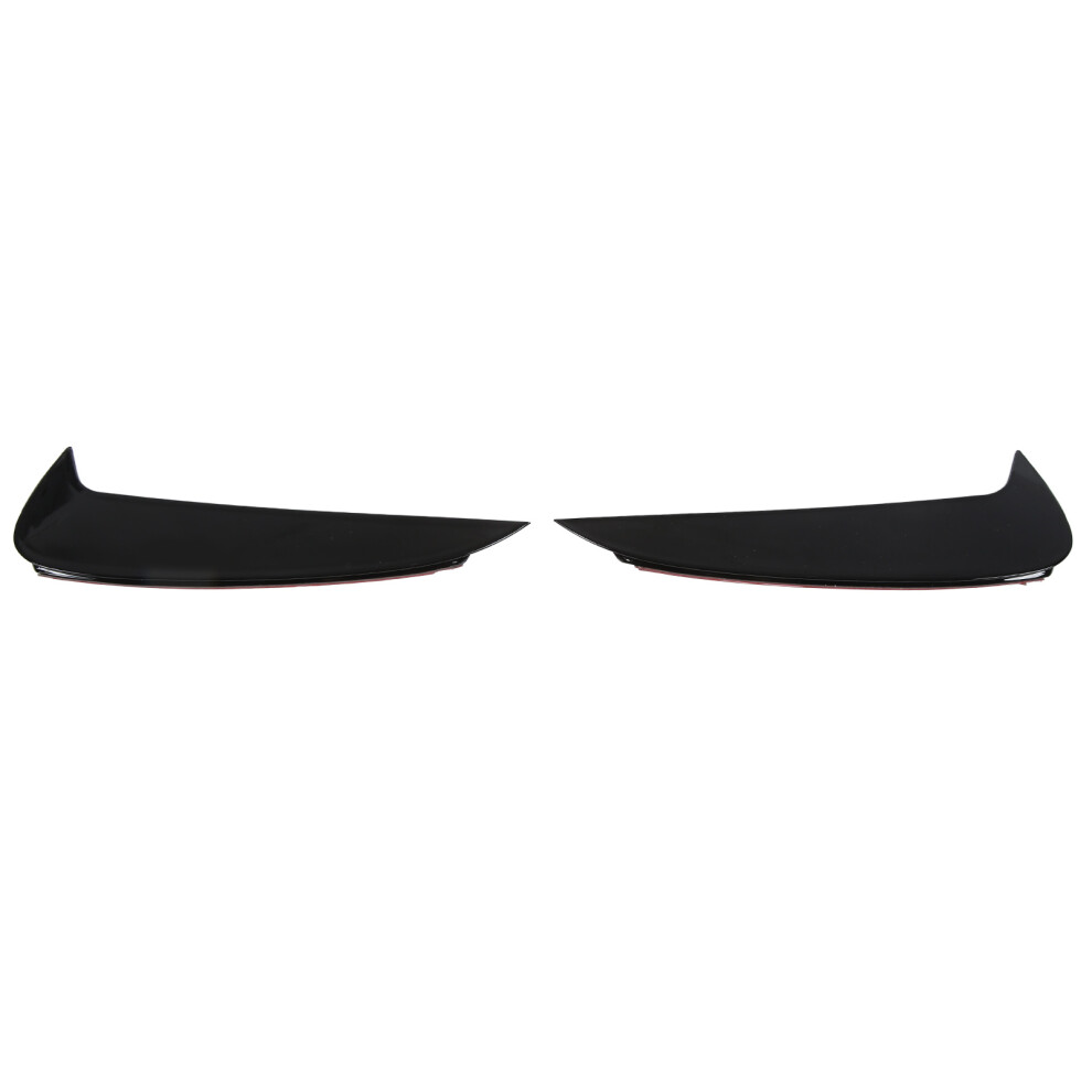 Glossy Rear Bumper Vent Trim For Mercedes Black 7444352457236