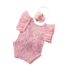Ensemble de photographie pour petite fille, barboteuse en-S