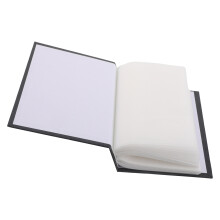 100-Slot Mini Photo Album with Plastic Sheets for Stamps and Memories