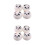 8Pcs Jumbo Panda Bread Bun PU Slow Rising Stress Reliever 1