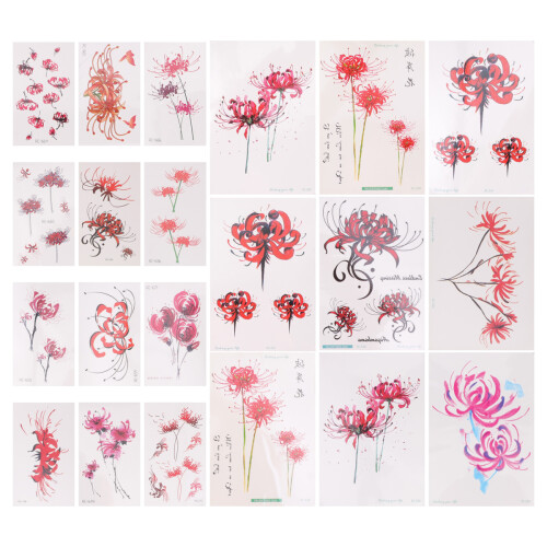 63St Diverse Tattoos Stickers Waterdicht, En Langdurig
