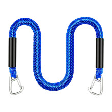 1,2M Marine Bungees Dock-touw met dubbele haak voor boten,-Blauw