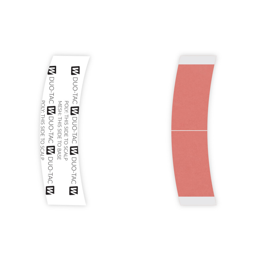 Walker Tape Unisex Clear Duo-Tac Thin Tape Contours - C, 36 Pack