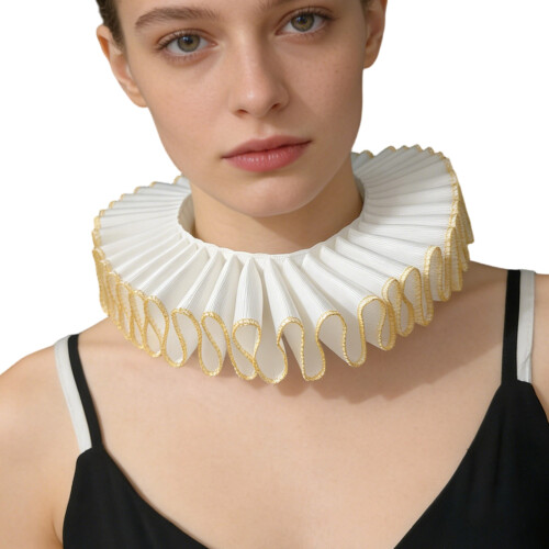Clown Collar Victorian Ruffle Collar Renaissances-Ginger