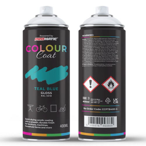 1X - COLOURCOAT - TEAL BLUE - RAL 5018