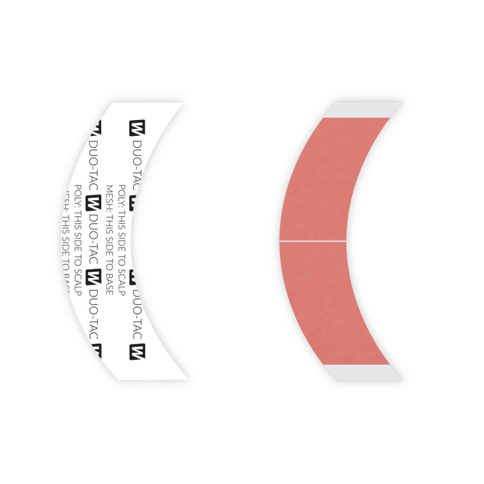 Walker Tape Unisex Clear Duo-Tac Tape Contours - Cc, 36 Pack