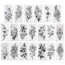 40Vel Milieuvriendelijke Tijdelijke Arm Tattoos Stickers Bloemmotief
