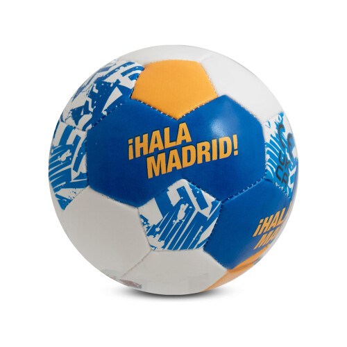 Real Madrid Real Madrid 4 Inch Mini Soft Ball White Blue Yellow 1