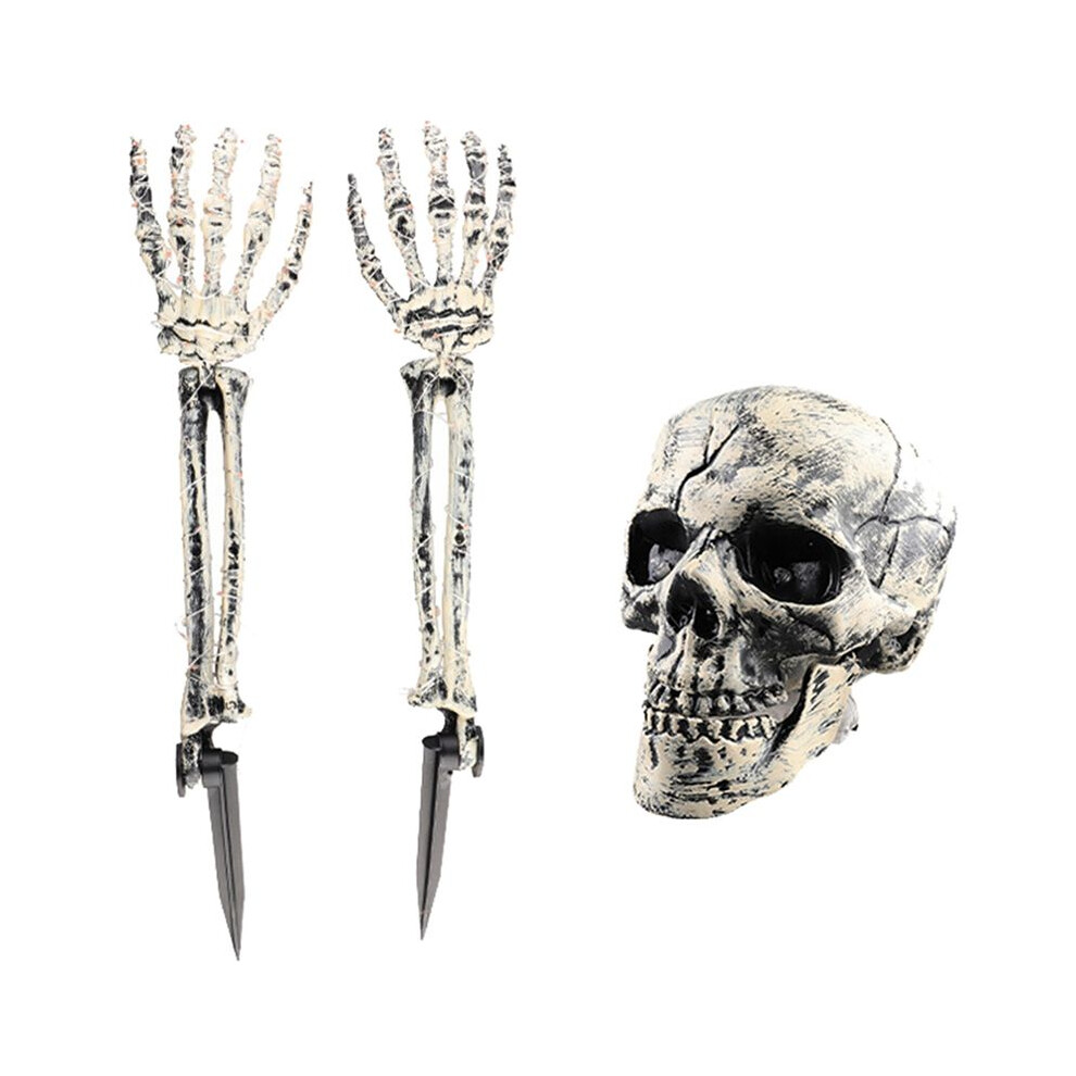 Semoic Realistic Skeleton Stakes Halloween Decorations For Lawn Stakes Garden Halloween Skeleton Decoration