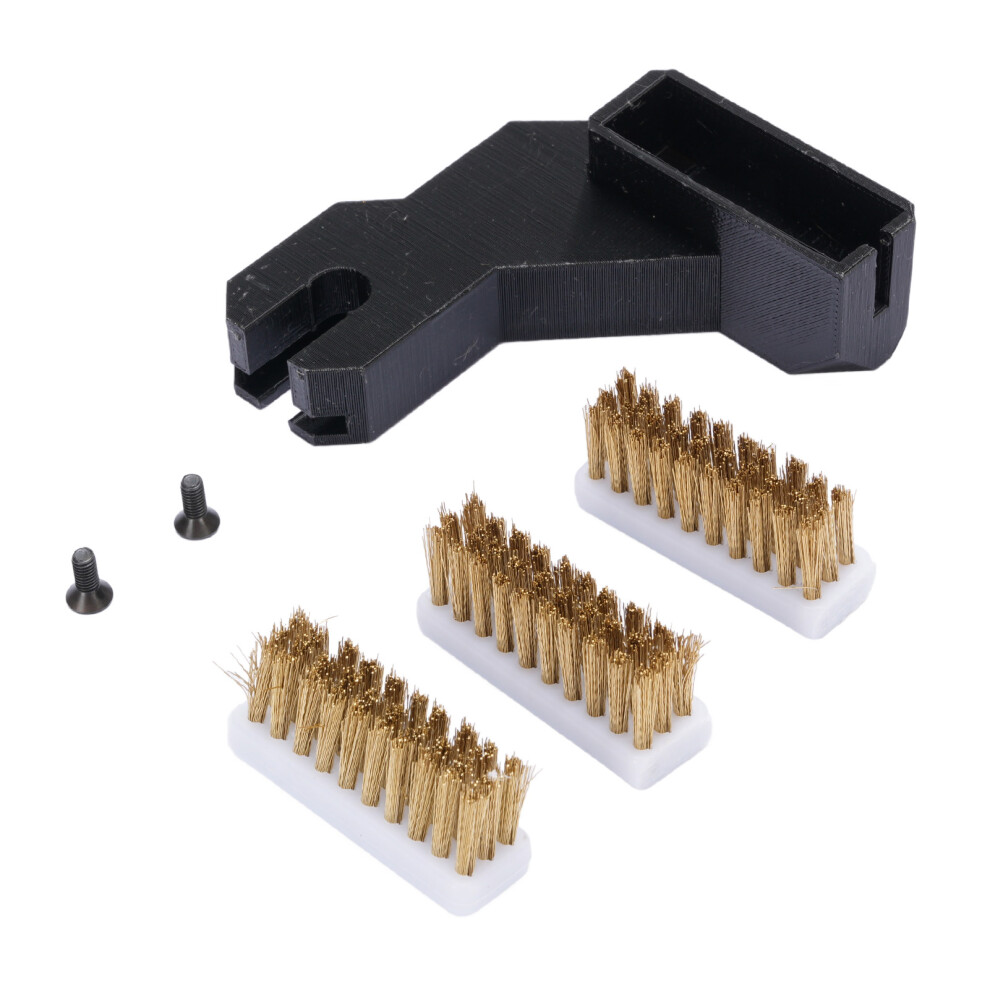 3D Printer Nozzle Brush 3Pcs Brass Kit