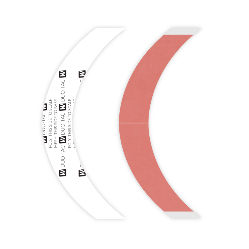 Walker Tape Unisex Clear Duo-Tac Tape Contours - Superwide Cc Contour, 24 Pack