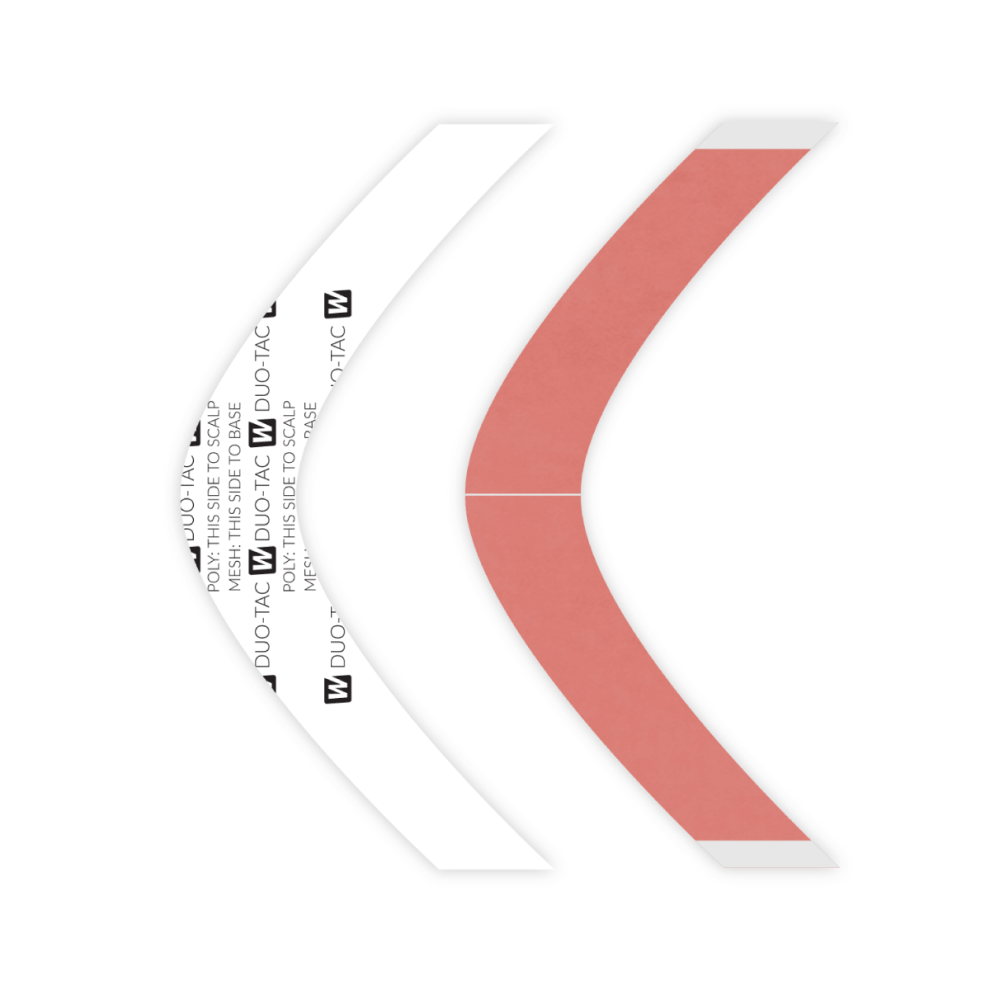 Walker Tape Unisex Clear Duo-Tac Tape Contours - Superwide A Contour, 24 Pack