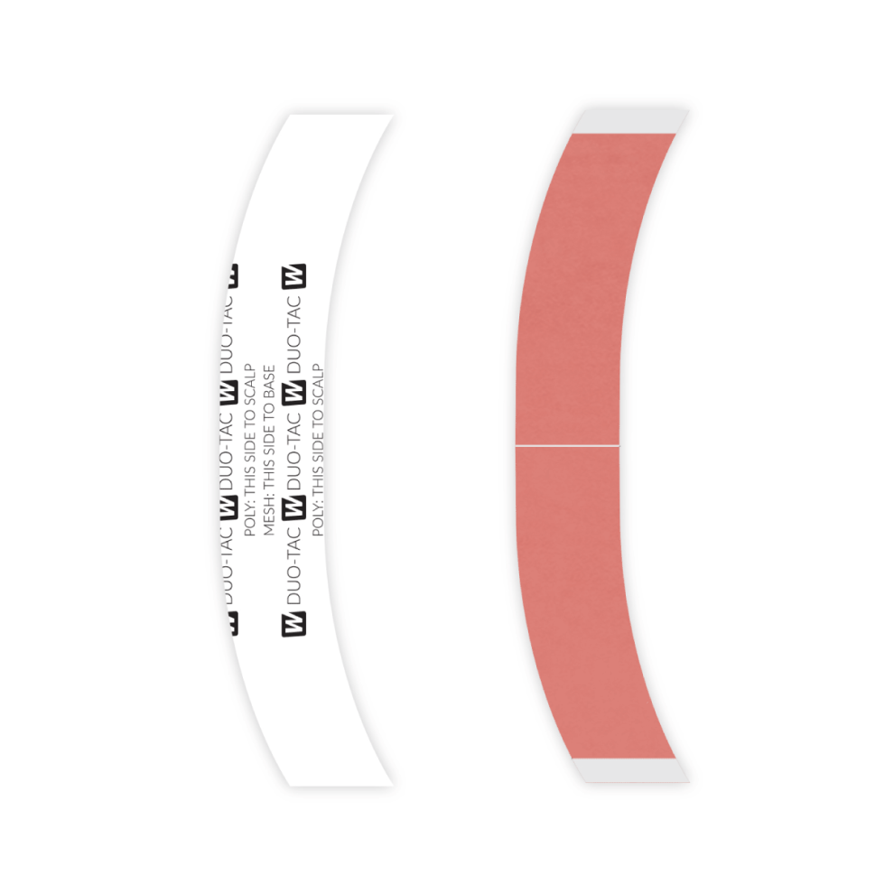 Walker Tape Unisex Clear Duo-Tac Tape Contours - Superwide C Contour, 24 Pack