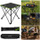 True Face Folding Camping Table with Cup Holders 1