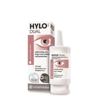 Hylo-Dual Eye Drops 10 ml Hydration & Allergy Relief for Irritated Eyes