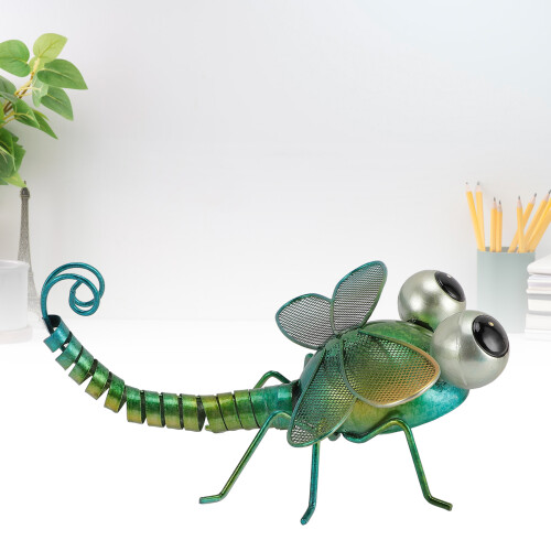 Rustproof Iron Dragonfly Decor