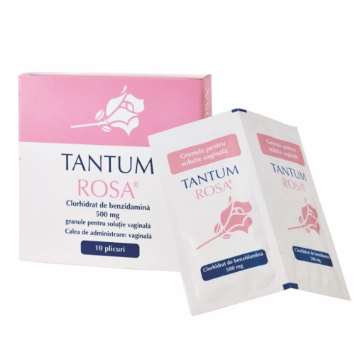 Tantum Rosa Vaginal Solution Granules 500mg 10 Sachets