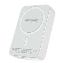 10000mAh Magnetic Wireless Power Bank | 15W Fast Charging, Qi-Compatible, Dual-Device Charger