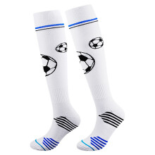 1 paire de chaussettes pour enfants en nylon doux et-Blanc S