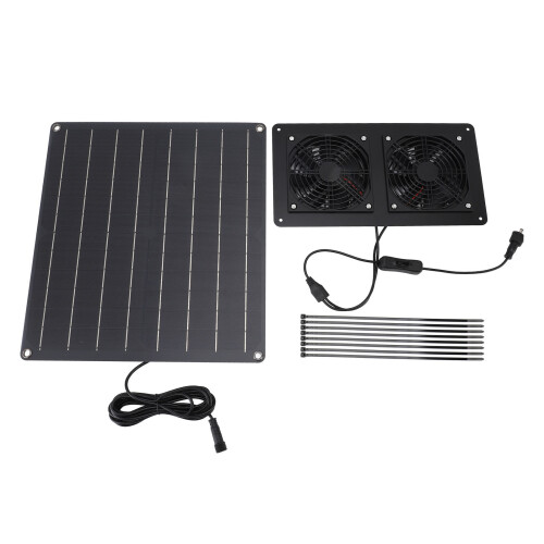 Solar Fan Vent 12V 20W Kit