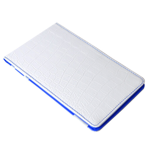 On Par Premium Croc Golf Scorecard Holder - White / Blue