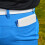 On Par Premium Croc Golf Scorecard Holder - White / Blue 5