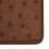 On Par Real Leather Ostrich Scorecard Holder - Brown/Black 2