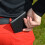 On Par Real Leather Ostrich Scorecard Holder - Black/Red 6