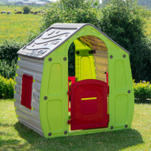 1.09m Green & White Plastic Magical Forest Wendy Playhouse