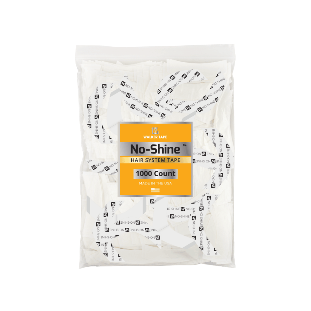 Walker Tape Unisex Clear No-Shine Tape Contours - A, 1000 Pack