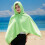 Breathable Sun Protective Poncho Swimming Bath Towel-Orange 7