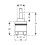 NES Home 35mm Bathroom Waterfall Single Lever Basin Mono Ceramic Disc Tap Cartridge 4