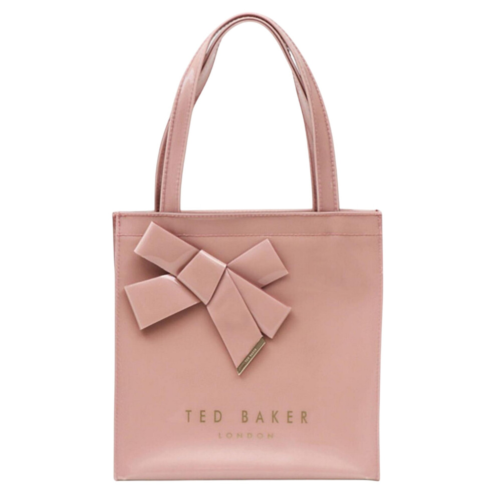 Ted Baker (One Size, Coral Print) Bow Everyday Tote Bag