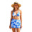 Maillot de bain confortable, ensemble de trois pièces-Bleu L 1