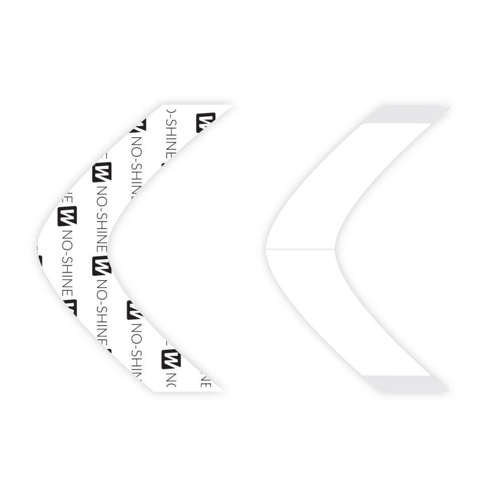 Walker Tape Unisex Clear No-Shine Tape Contours - Bb, 36 Pack