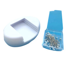 Multipurpose Plastic Sewing Pin Organiser With 50-White