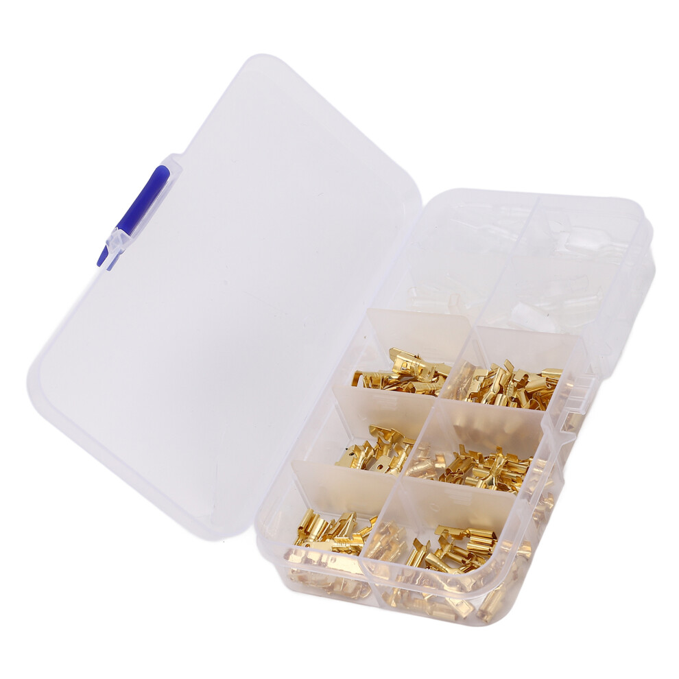 Gold Plated Spade Connector 135pc