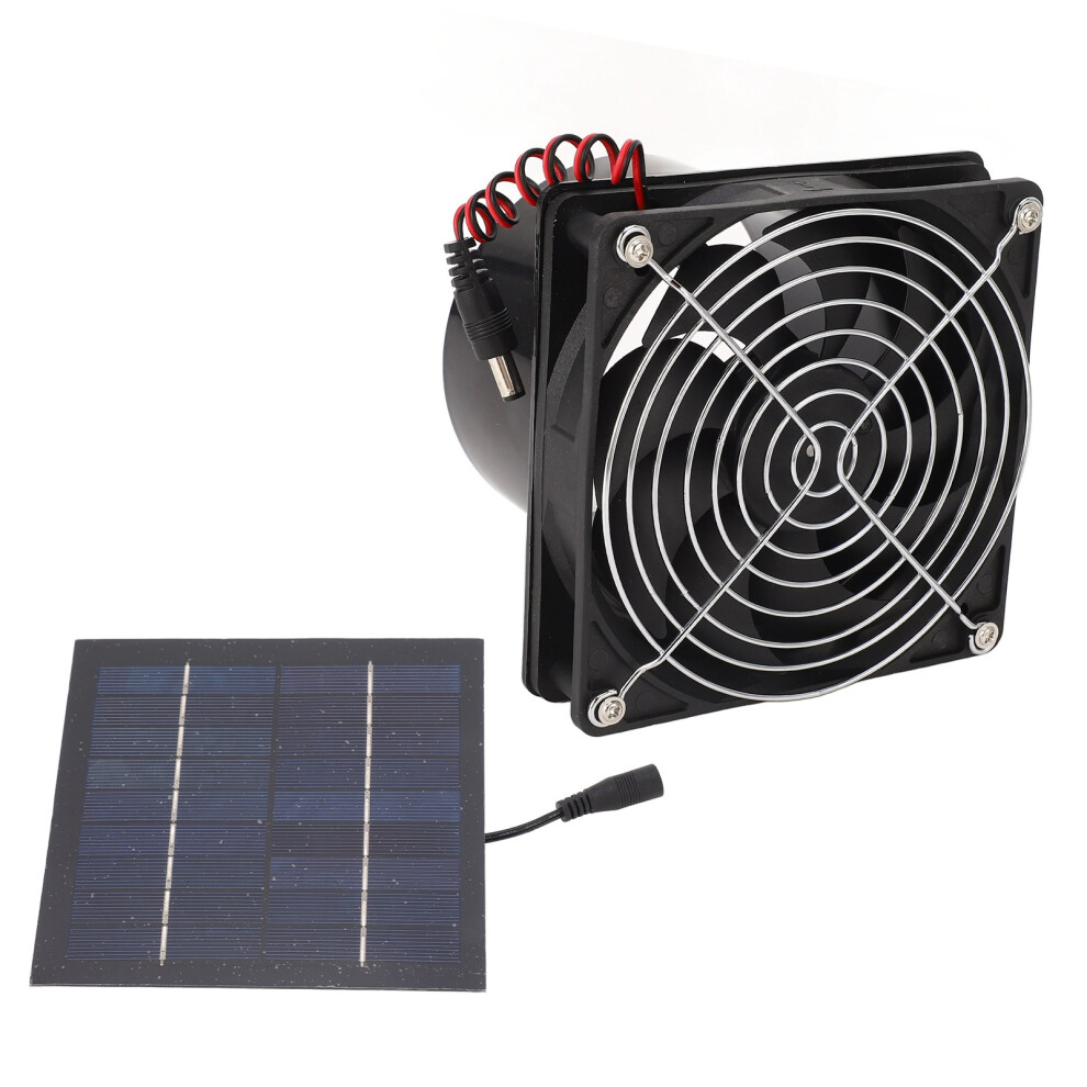 Portable Solar Panel Fan 5-12V