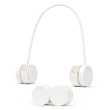 LIVIVO Hands Free Neck Fan Portable 3 Speed White