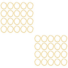 100Stk Goldene Mini Ketten Für Puppen Dekorativer Schmuck
